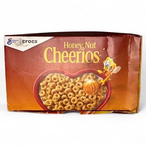 NEW Honey Nut Cheerios x CROCS Size J6 EU 37-38 Womens 7-8 NWT Streetwear Kids - Picture 11 of 16